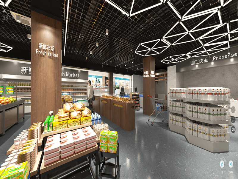 鄭州生鮮店鋪裝修設(shè)計費(fèi)用解析