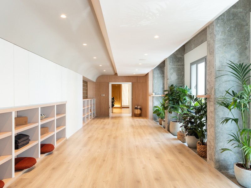 鄭州瑜伽工作室裝修設(shè)計效果圖