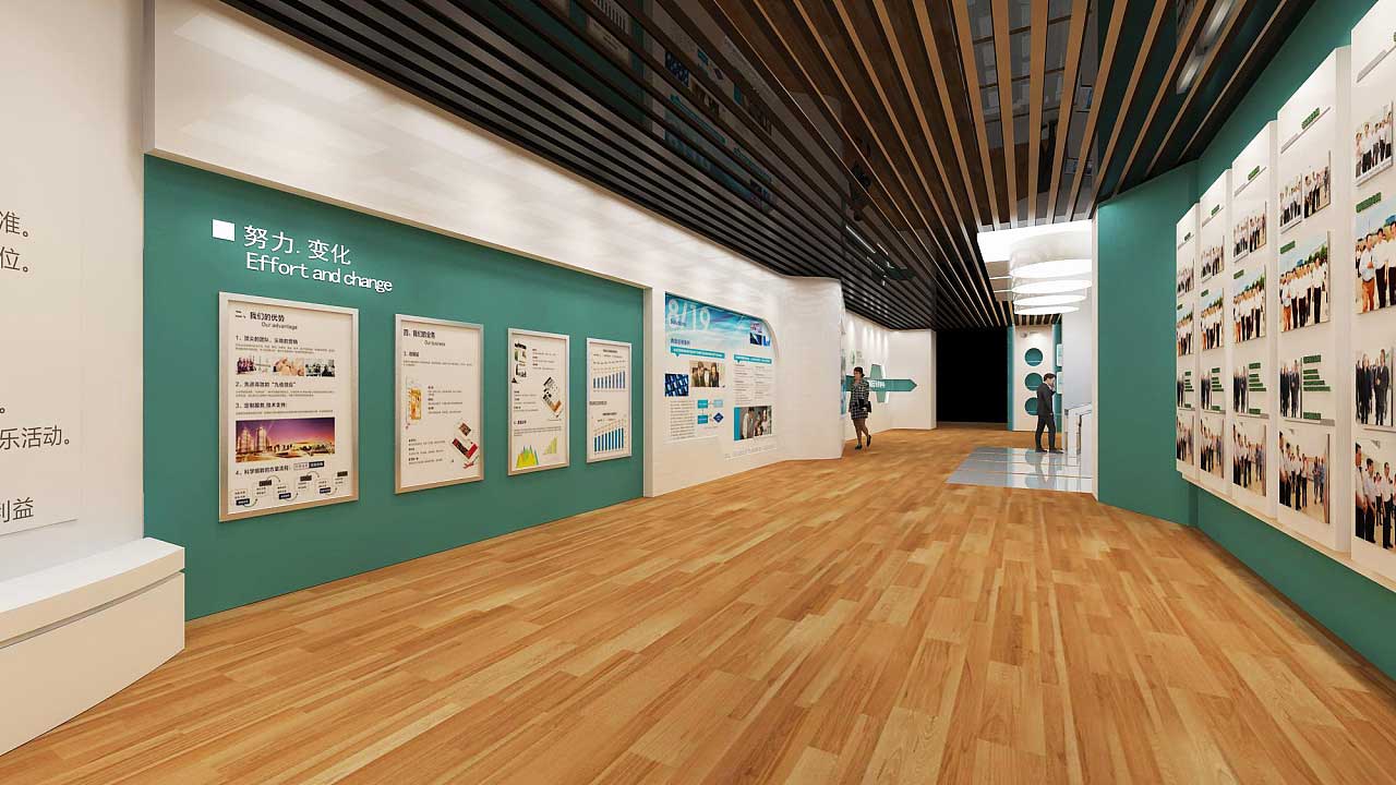 鄭州職業(yè)技術(shù)學院實訓教室展廳設計