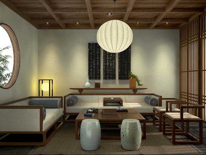 300m2洛陽茶居會(huì)所設(shè)計(jì)效果圖