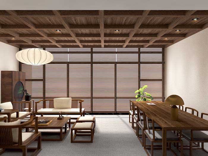 300m2洛陽茶居會(huì)所設(shè)計(jì)效果圖