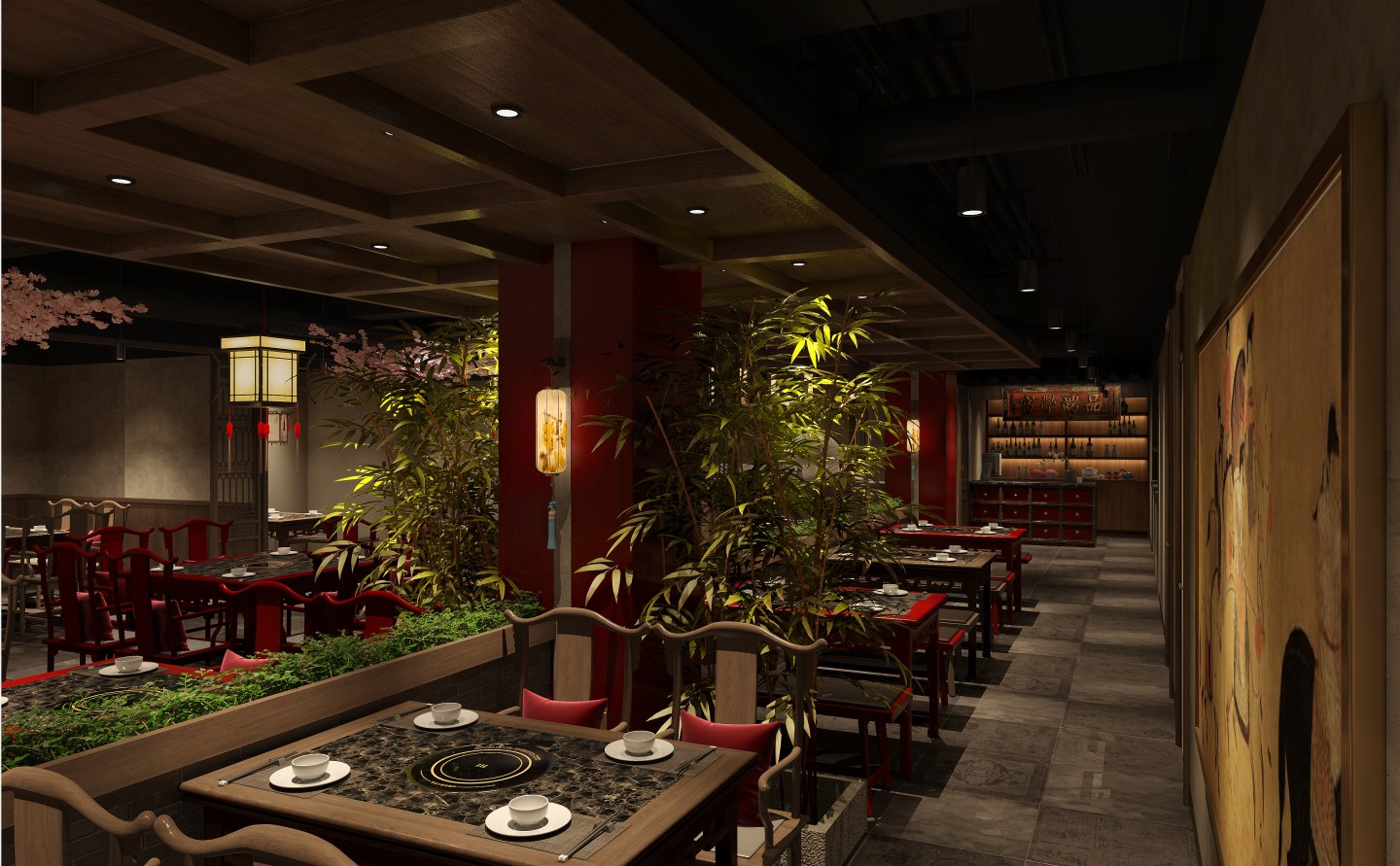 火鍋店設計：創(chuàng)造熱烈氛圍，吸引食客無數