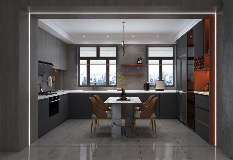 鄭州家裝設(shè)計：廚房動線混亂？3招優(yōu)化"黃金三角"操作區(qū)